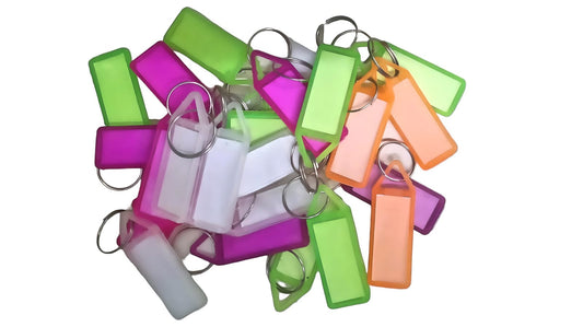 DIGISMART* Keychain Jar - 50 Key Chains. Plastic