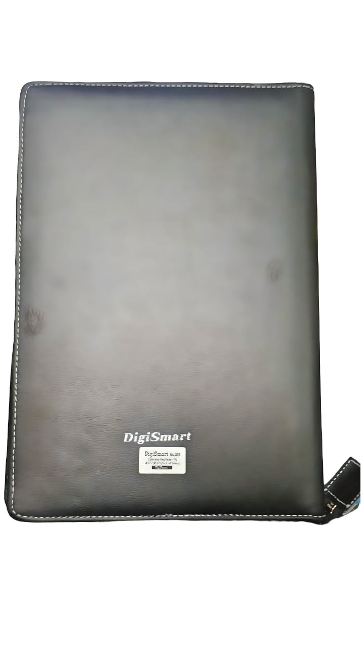 DIGISMART* DS 338 PU Leather Multipurpose File Sleeve to Store A4 Professional Files and Folders, Certificate, Legal Size Documents Holder and for Men and Women