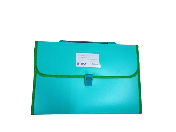 Kiya PP Expanding File Folder with Handle (900-MULTICOLOR)