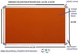 Digismart Noticeboard Classic Channel (Orange) for Office, Home & School Aluminum (Pack of 1) (Non Magnetic)