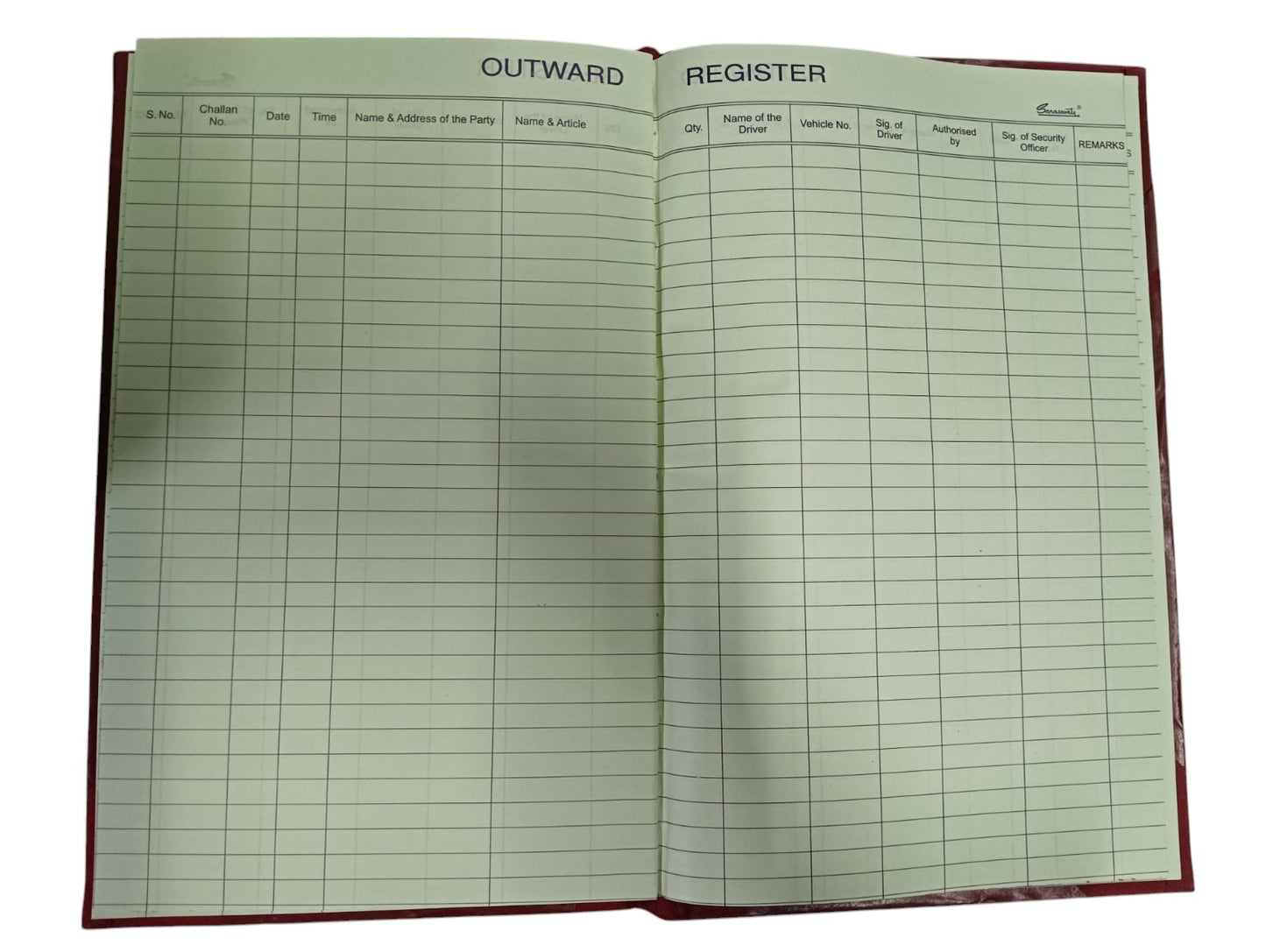SARASWATI OUTWORD REGISTER