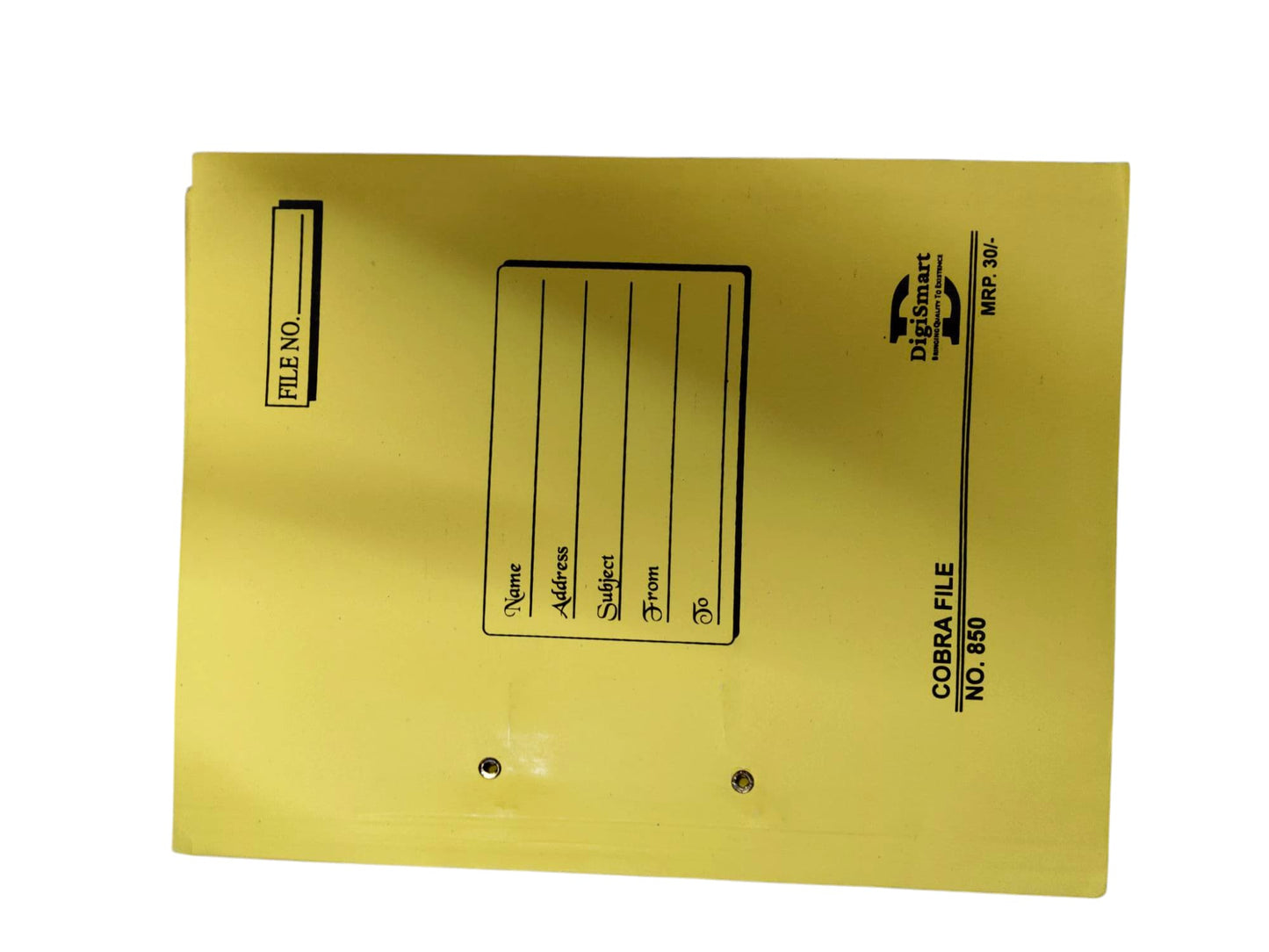DIGISMART COBRA FILE NO 850 ( 23 KGS BOARD ) PO1 Spring Cobra Clip File Folder for A4, Legal, Letter Size, Office Document, Certificates, Assignment, Office, School and Colleges