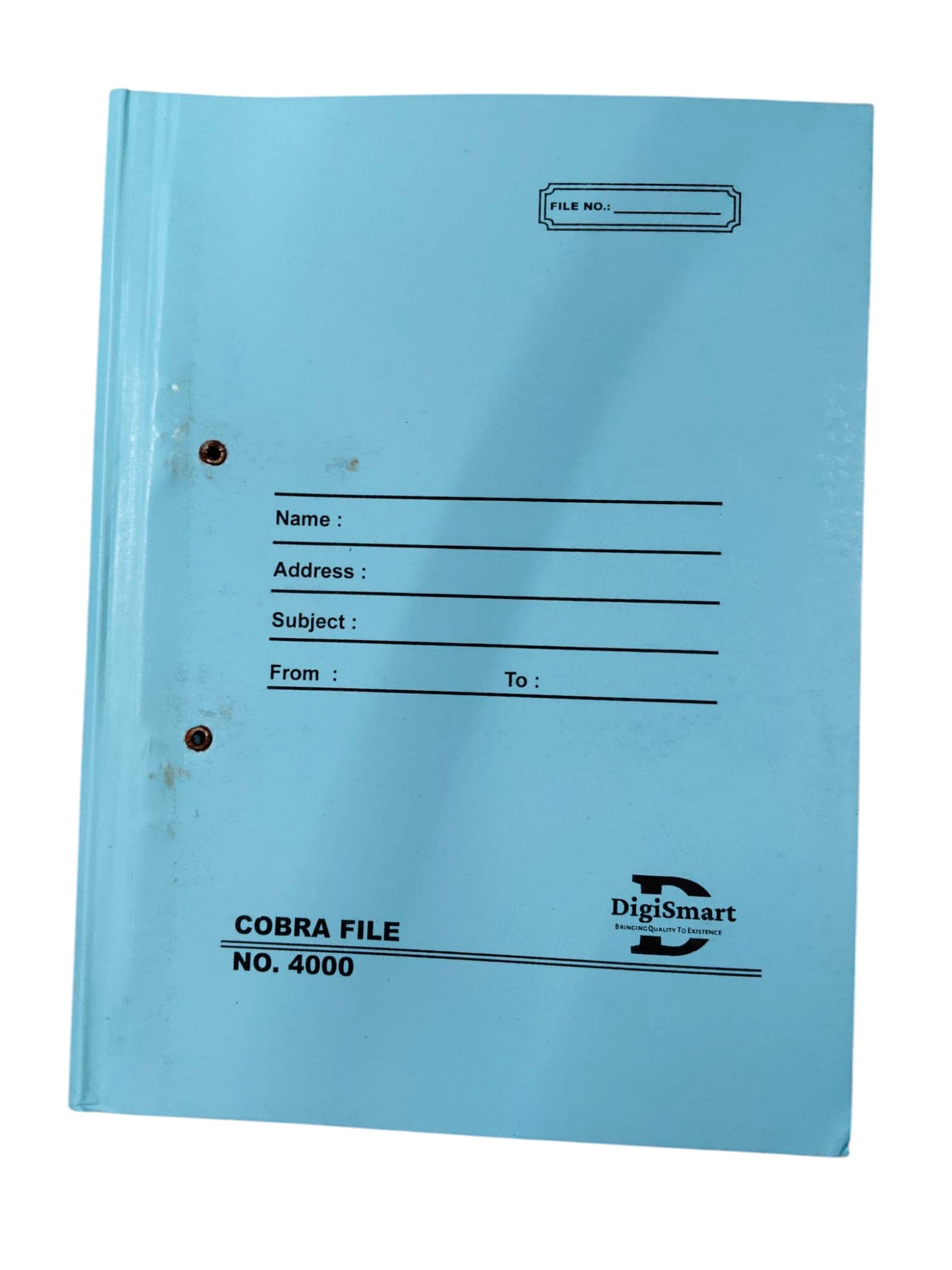 DIGISMART DELUXE COBRA DOUBLE PASTING 4000 (23+27 KGS Bord) Spring Cobra Clip File Folder for A4, Legal, Letter Size, Office Document, Certificates, Assignment, Office, School and Colleges - Superior 540 GSM Cardboard (24)