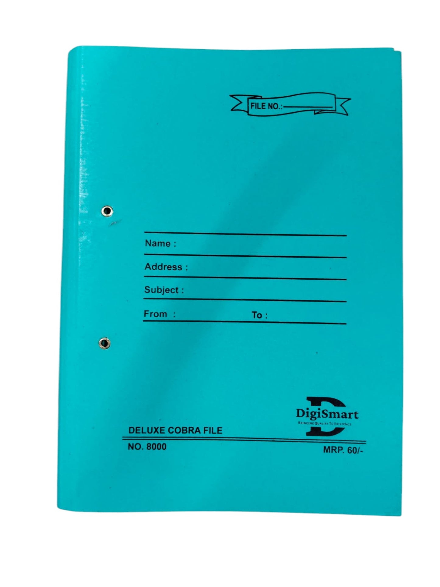 DIGISMART DELUXE COBRA DOUBLE PASTING 8000  Spring Cobra Clip File Folder for A4, Legal, Letter Size, Office Document, Certificates, Assignment, Office, School and Colleges - Superior 540 GSM Cardboard (24)