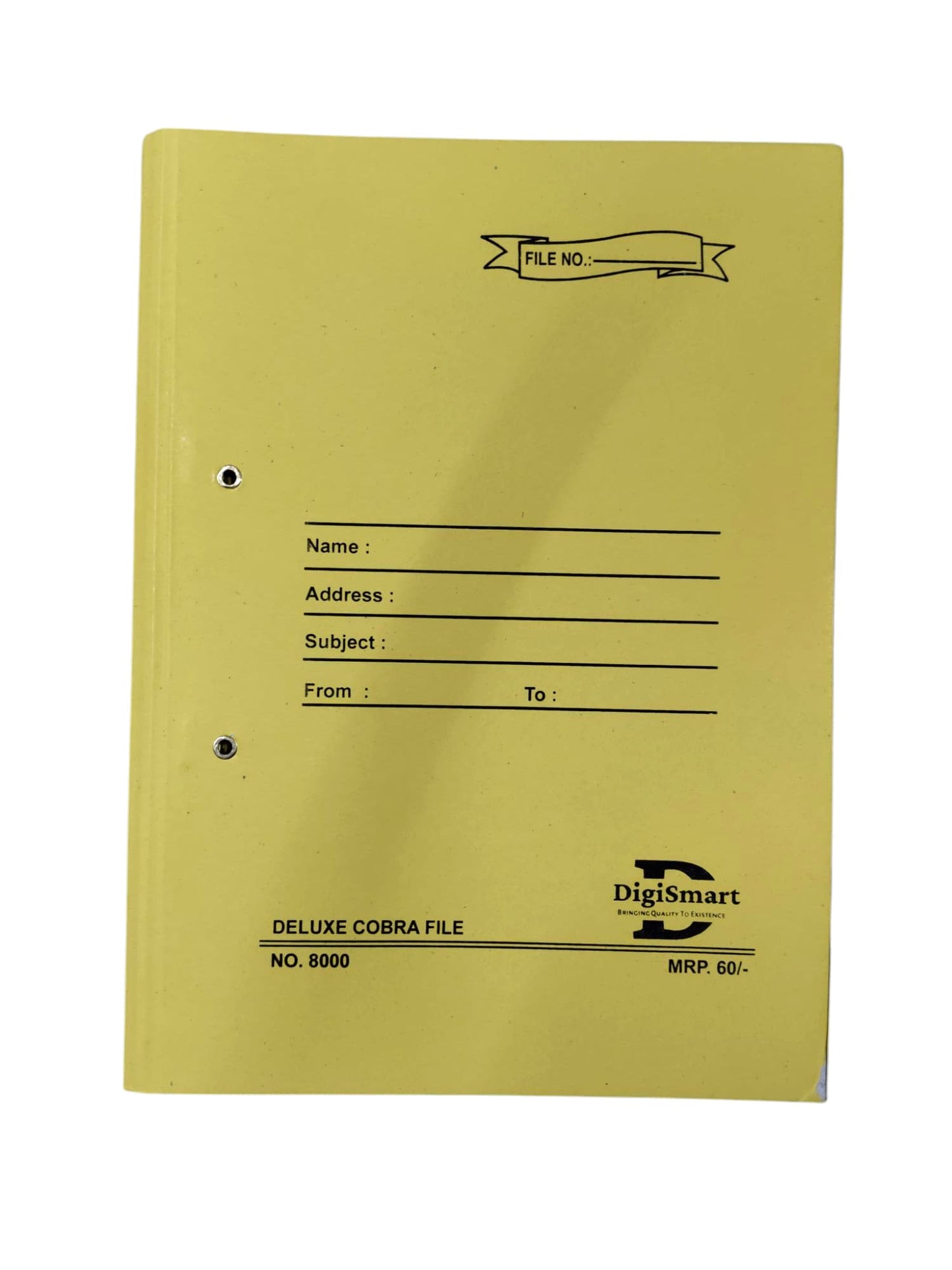 DIGISMART DELUXE COBRA DOUBLE PASTING 8000  Spring Cobra Clip File Folder for A4, Legal, Letter Size, Office Document, Certificates, Assignment, Office, School and Colleges - Superior 540 GSM Cardboard (24)