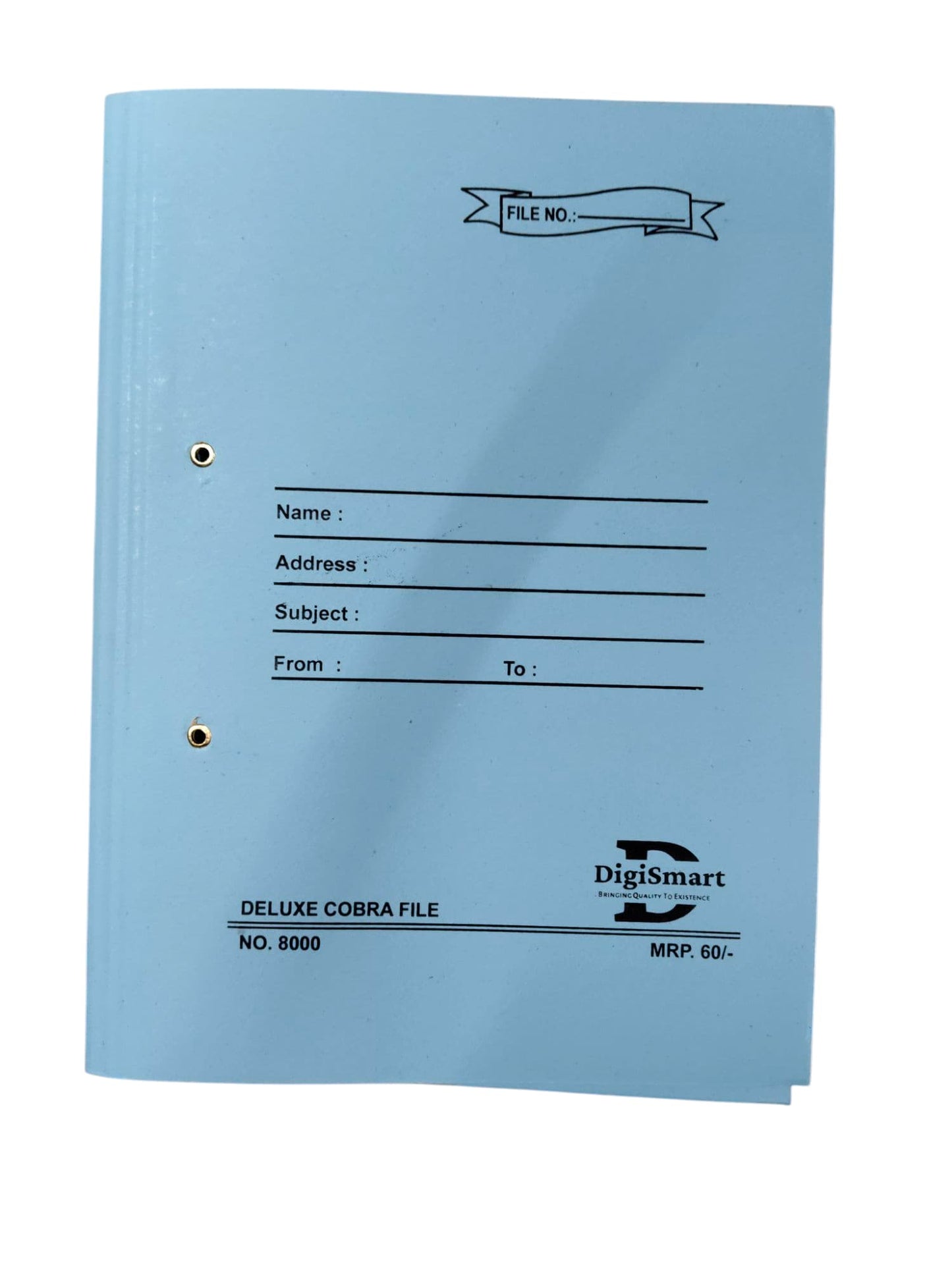 DIGISMART DELUXE COBRA DOUBLE PASTING 8000  Spring Cobra Clip File Folder for A4, Legal, Letter Size, Office Document, Certificates, Assignment, Office, School and Colleges - Superior 540 GSM Cardboard (24)