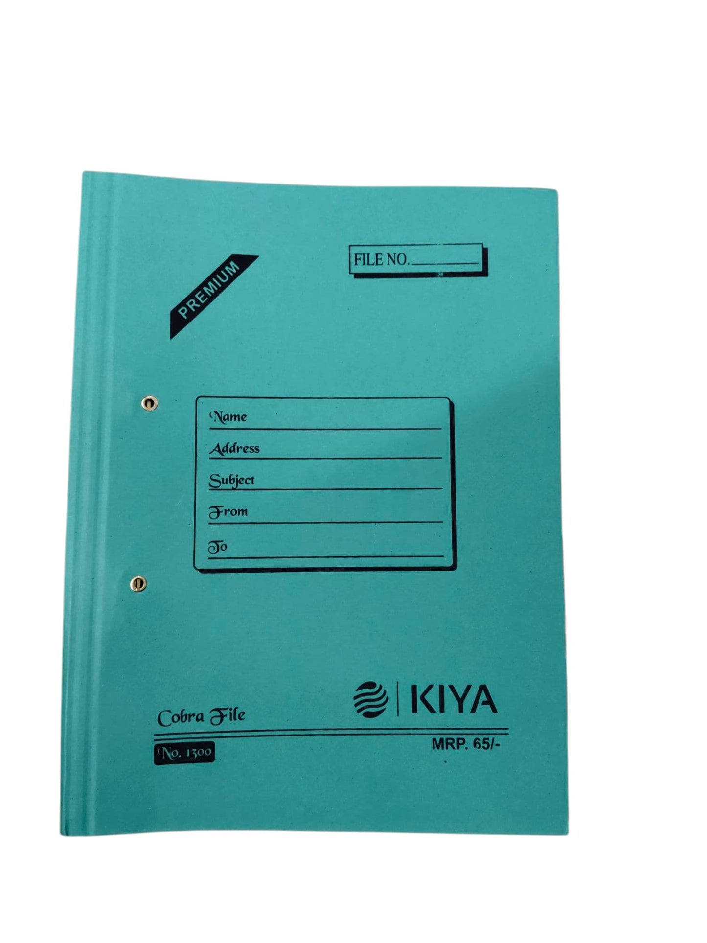 KIYA COBRA FILE NO 1300 ( 27 KGS BOARD ) Spring Cobra Clip File Folder for A4, Legal, Letter Size, Office Document, Certificates, Assignment, Office, School and Colleges
