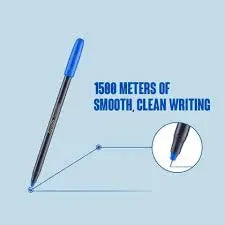 Reynolds AEROSLIM BP 5 CT POUCH - BLUE | Ball Point Pen Set With Comfortable Grip | Pens For Writing | School and Office Stationery | Pens For Students | 0.7mm Tip - Image #13