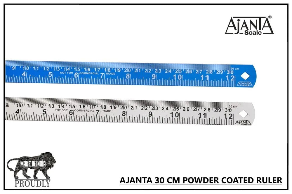 BLUE AJANTA RULER 30 CM