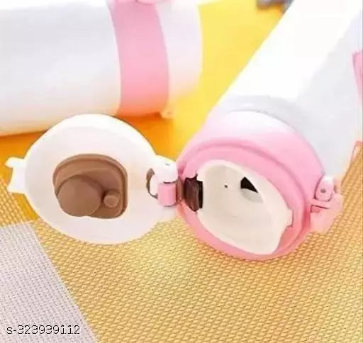 AMKAY Vacuum Bottle Leakage Proof Lid Flask for Hot & Cold Tea Coffee Water for Kids 500 ml Water Bottle (Set of 1, Multicolour)