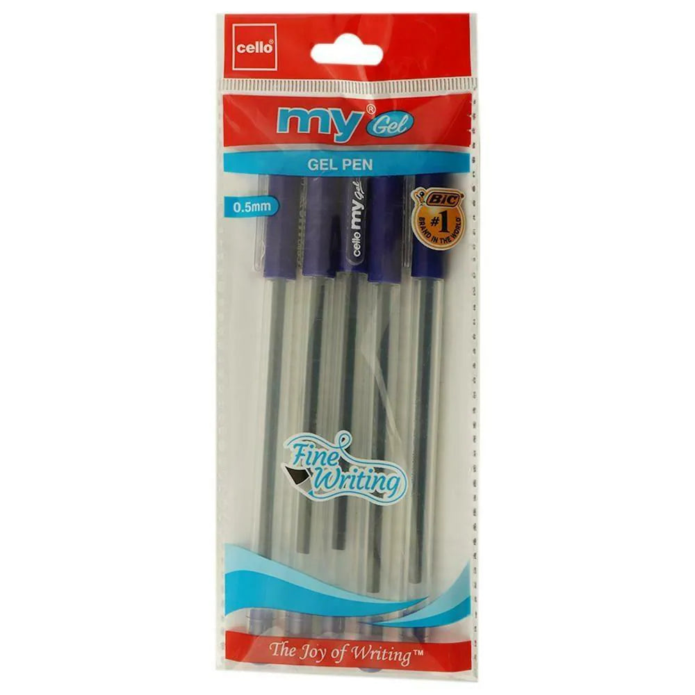 Cello My Gel Pen (Pack Of 5 pcs )
