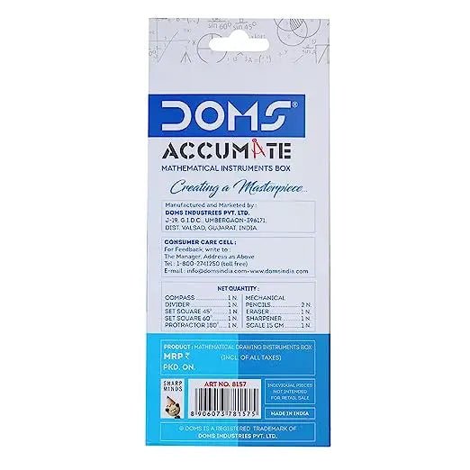 DOMS Accumate Mathematical Drawing Instrument Geometry Box - Image #2