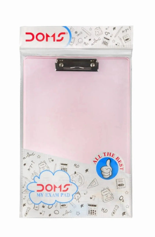 Doms My ExamPad / Examboard Non Toxic Plastic Board 24.5 cm X 36.5 cm - Image #1