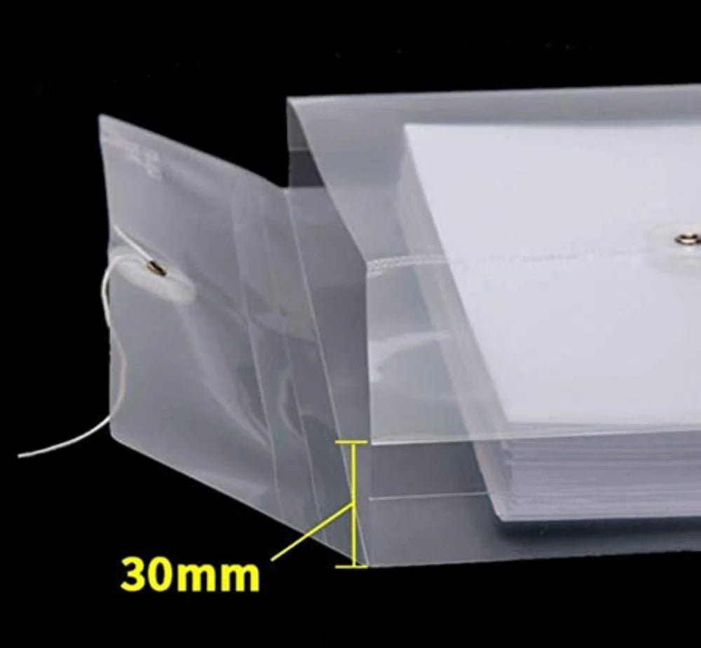 KIYA TOP BUTTON CLEAR BAG DS341