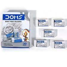 DOMS DUST FREE ERASER PACK OF 20 PCS