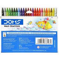 DOMS TRI JUMBO WAX CRAYONS 26 SHADES