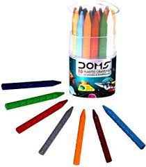 DOMS GROOVE PLASTIC CRAYONS 18 SHDES
