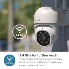 PHILIPS HSP 3800, 2MP, Color Night Vision, 2-Way Talk, Weatherproof WiFi CCTV Outdoor Security Camera
