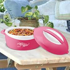 MILTON Delight Jr. Inner Stainless Steel Casserole Gift Set of 3 (520 ml, 820 ml, 1.3 litres), Pink | PU Insulated | BPA Free | Food Grade | Hot & Cold