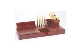 Kebica pen stand 604 leather 7" x 16"