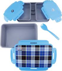 SKI Executive Meal Lunch Box with Multi purpose containers 3 Containers Lunch Box (800 ml)