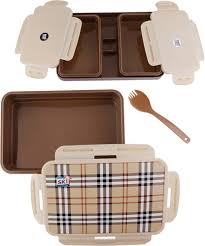 SKI Executive Meal Lunch Box with Multi purpose containers 3 Containers Lunch Box (800 ml)
