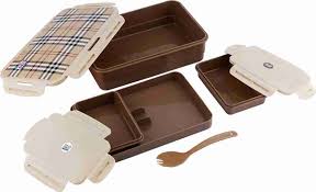 SKI Executive Meal Lunch Box with Multi purpose containers 3 Containers Lunch Box (800 ml)