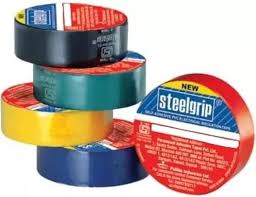 Steelgrip - Self Adhesive PVC Electrical Insulation Tape - 1.8 Cm X 7 M X 0.125 Mm - Multi Color, Set Of 1 Pcs
