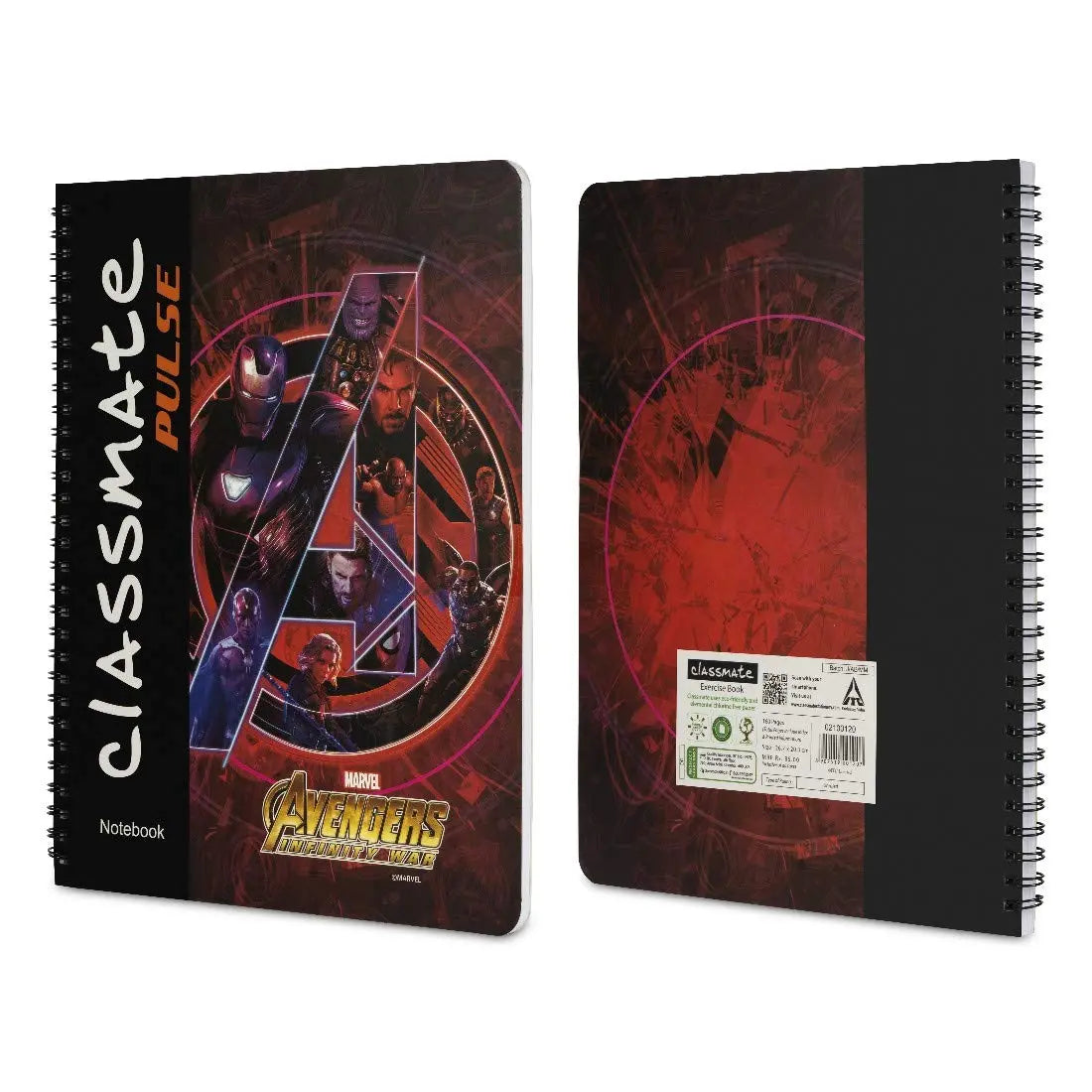 Classmate Pulse Spiral Notebook - Soft Cover | Spiral Notebook | Single Line | Pack of 1 - Image #2