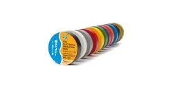 Steelgrip - Self Adhesive PVC Electrical Insulation Tape - 1.8 Cm X 7 M X 0.125 Mm - Multi Color, Set Of 1 Pcs