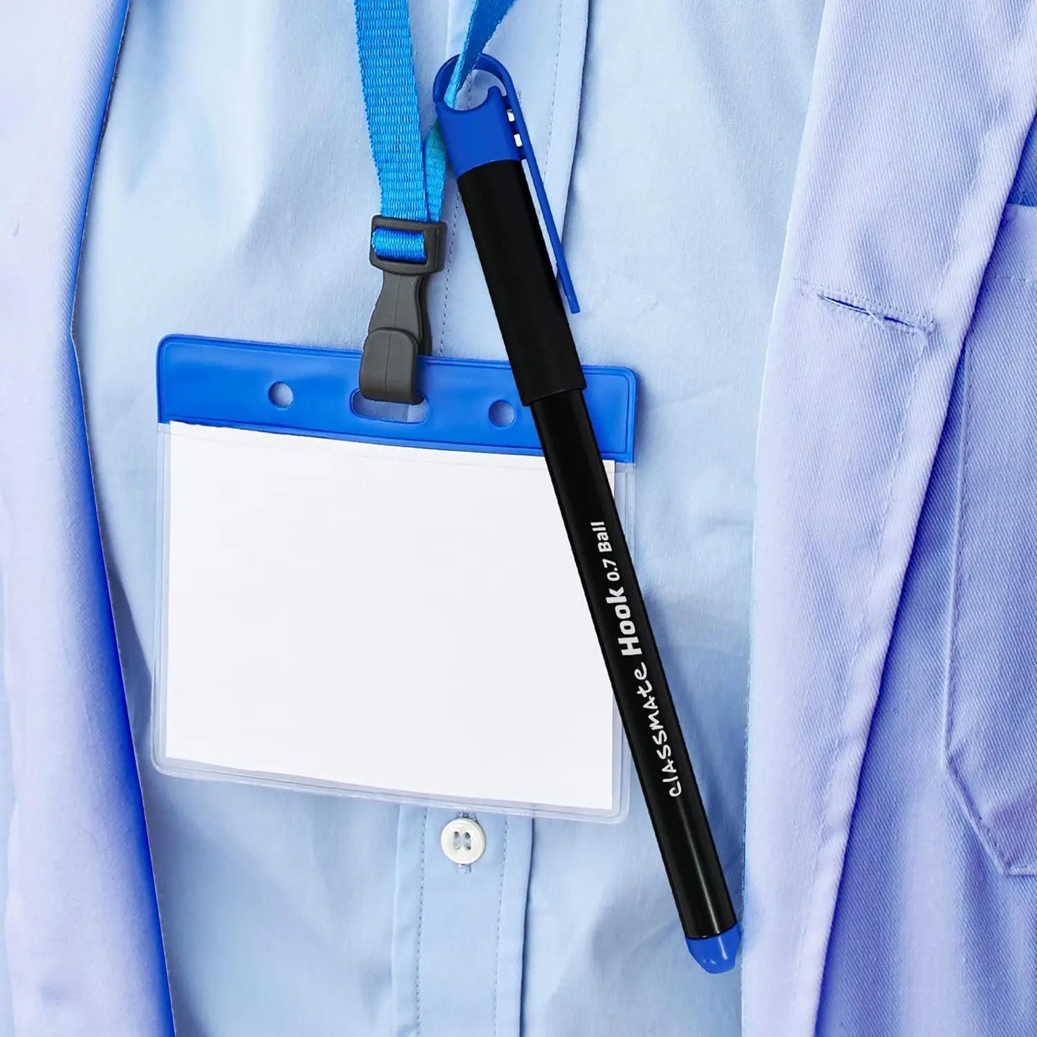 Classmate Hook- Blue & Black Ball Pens |Smooth & Fast Writing Ball Pen | Unique Griper for Writing Comfort|Attractive Body Design for Boys & Girls|School & Office Stationery - Image #5