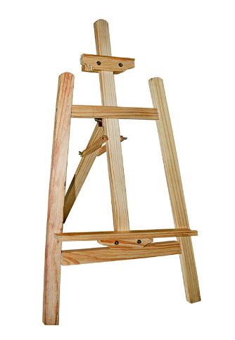 Wooden Easel for Sketching and Painting or Use as a Display Easel