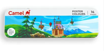 Plastic Crayons | Camlin | 14 Shades | Extra Smooth & More Bright