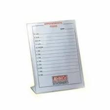 Kebica Buzz Cool Acrylic A4 L Shape Sign Holder Single Sided Portrait Perfect For Display Frame Menu Ad Table Top Stand For Restaurants Shops Offices QR code (12 x 8.5 inch) - 1 Pcs