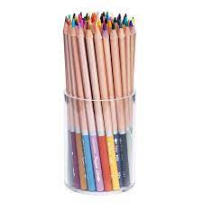 Ajanta Pen Stand No-957 Round Transparent 3 compartments