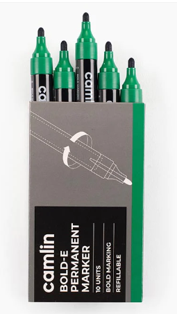 Camlin Permanent Marker ( Pack of 10 Pcs )