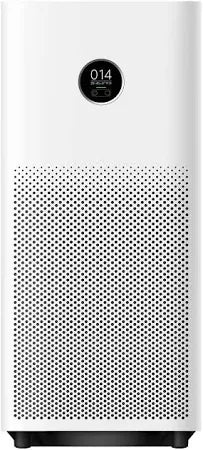 Mi Air Purifier for Home 4, Equipped with Ionizer & Laser Sensor, True HEPA Filter, Traps 99.99% Viruses & PM 0.1, Covers 516 Sq.Ft, OLED Touch screen, White (AC-M16-SC)