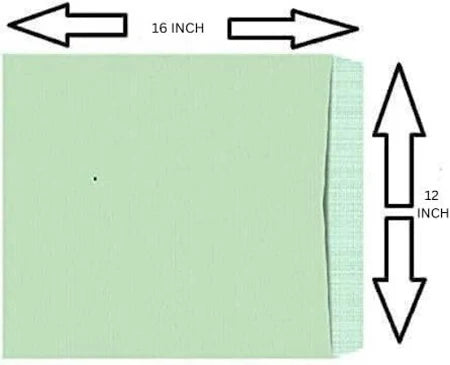 ENVELOPES GREEN ENVELOPE JALI 16X12