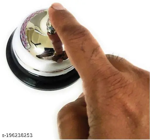 Kebica Silver Non Electric Calling Bell for Government Office, Clinic, Bank Clerk Wireless Door Chime