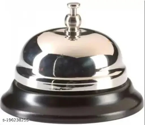Kebica Silver Non Electric Calling Bell for Government Office, Clinic, Bank Clerk Wireless Door Chime