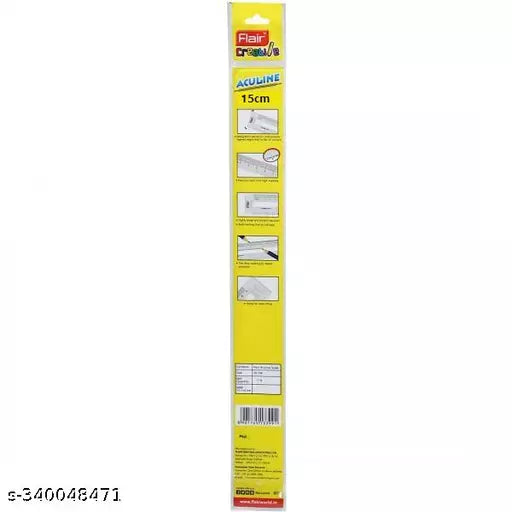 Flair Creative Aculine 15cm, 30cm Scale Pack of 10