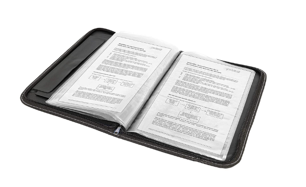DIGISMART* DS 338 PU Leather Multipurpose File Sleeve to Store A4 Professional Files and Folders, Certificate, Legal Size Documents Holder and for Men and Women