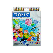 DOMS WATER COLOUR PENCIL 12 SHADES