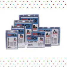 Digismart Glue Cards ( Pack of 50 Pcs) Clear  ID Card Name Badge Holder Waterproof for Offices, Schools, Conferences, Seminars - Image #4