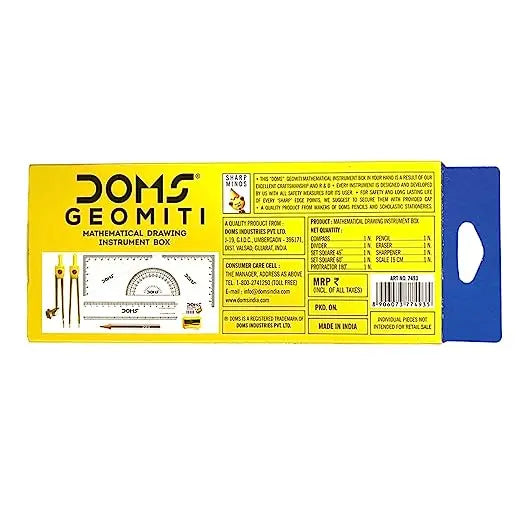 Doms Geomiti Mathematical Drawing Instrument Geometry Box - Image #2