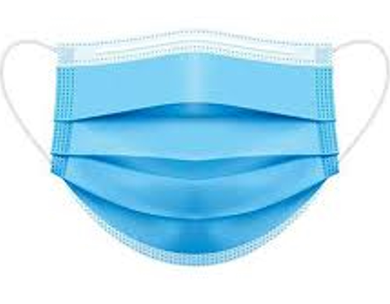 Face Mask 3 Ply Premium Face Masks - Blue Pack of 100