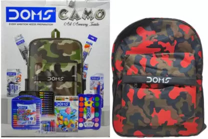 DOMS CAMO KIT(THE BEST FOR GIFTING YOUR CHILD, BAG CAN BE USED IN EVERYDAY LIFE)