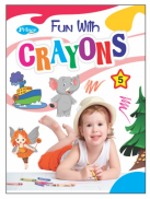 Kamal Crayons Colouring Books For Kids | Smart Books For Smart Kids | Paperback, Kamal Book Depot | Set of 8 Books