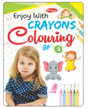 Kamal Crayons Colouring Books For Kids | Smart Books For Smart Kids | Paperback, Kamal Book Depot | Set of 4 Books