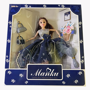 Manku Blue Barbie Doll